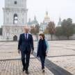 Глава МИД Франции находится с рабочим визитом в Киеве