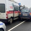ДТП в Минске: столкнулись три авто, включая машину скорой помощи