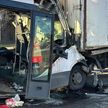 Автобус столкнулся с грузовиком в Подмосковье, есть пострадавшие
