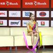 Алина Горносько завоевала три золотые медали на этапе Кубка мира по художественной гимнастике