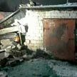 В Бобруйске взорвались гаражи, спасен мужчина