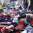 Сотни мигрантов объявили бессрочную голодовку в Брюсселе