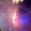В центре Нью-Йорка сгорела праздничная ель