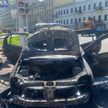 Автомобиль загорелся на Свердлова в Минске