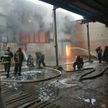 В Гродно возник пожар на территории предприятия ОАО «Гронитекс»