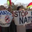 У польского консульства в Гродно прошел пикет против разжигания войны