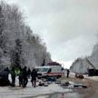 Смертельное ДТП в Лиозненском районе: столкнулись микроавтобус и снегоуборочная машина