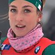 Итальянка Лиза Витоцци выиграла гонку преследования на этапе Кубка мира по биатлону в Оберхофе