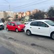 Три автомобиля столкнулись на Ваупшасова в Минске