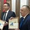 В честь 100-летия Верховного суда Беларуси состоялось гашение юбилейной почтовой марки