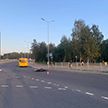 В Минске мотоциклист не справился с управлением и въехал в металлический забор
