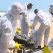 Судно с токсичными химикатами частично затонуло у берегов Шри-Ланки