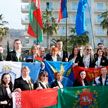 В Минске встретили белорусских участников Всемирного фестиваля молодежи
