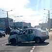 Массовое ДТП возле станции метро «Каменная горка» стало причиной затора на выезде из Минска