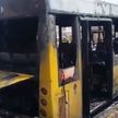 Автобус загорелся на проспекте Машерова в Минске
