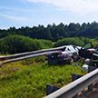 Страшная авария на трассе Минск-Гродно: металлическое ограждение прошило машину насквозь