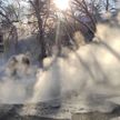 В микрорайоне Степянка в Минске произошло ЧП: горячая вода залила улицу