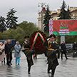 Делегаты VII ВНС возложили венки и цветы к монументу Победы в Минске