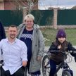Алексей Талай встретился с 12-летней белоруской, которая научилась на протезах бегать и кататься на велосипеде