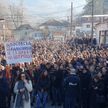 В Косово сербы массово вышли на протесты