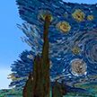 Блогер из США создал «Звездную ночь» Ван Гога в игре Minecraft