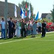 В Каменце торжественно открыли футбольное поле, построенное ко Дню народного единства