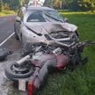 Мотоциклист погиб в Дзержинском районе, столкнувшись со встречной Subaru