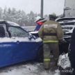 В Новгородской области России произошло ДТП. Столкнулись 42 автомобиля
