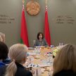 Наталья Кочанова встретилась с активистками Белорусского союза женщин республиканских научно-практических центров