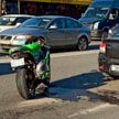 ДТП в Минске: мотоциклист врезался в легковушку