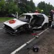Volkswagen Golf врезался в грузовик на трассе в Каменецком районе