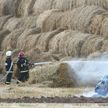 Пожар в Хойникском районе. Уничтожено 25 тонн соломы