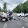 Авария произошла с участием двух легковых машин в Минске