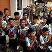 ​Футболисты из Таиланда возвращаются домой из монастыря