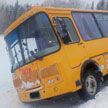В Быховском районе школьный автобус съехал в кювет