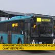 На дороги Санкт-Петербурга вышла новая партия белорусских автобусов