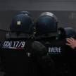 Столкновения с полицией начались на манифестации в Париже