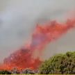 В Танзании на горе Килиманджаро вспыхнул мощный пожар