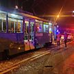В Минске грузовой МАЗ врезался в трамвай