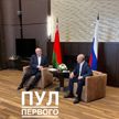 Александр Лукашенко в Сочи провел переговоры с Владимиром Путиным