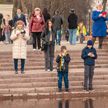 Фотофакт: паводок в Гомеле сделал Сож главным аттракционом центрального парка