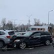 В Минске внедорожник протаранил пять автомобилей