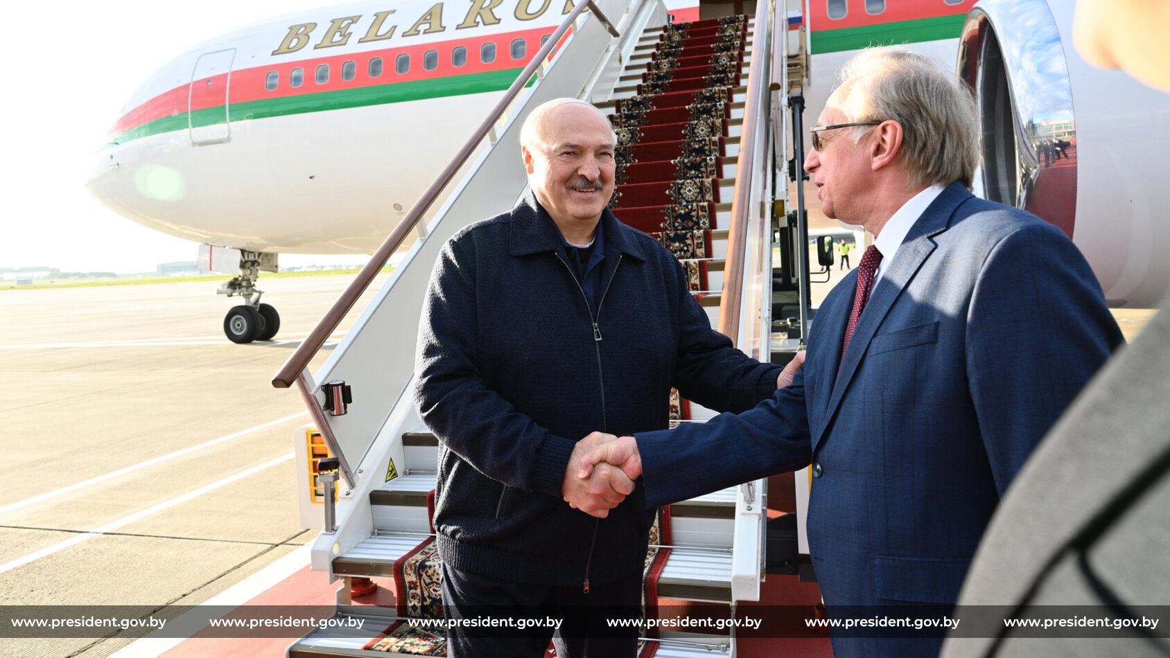 Александр Лукашенко прибыл в Россию с рабочим визитом