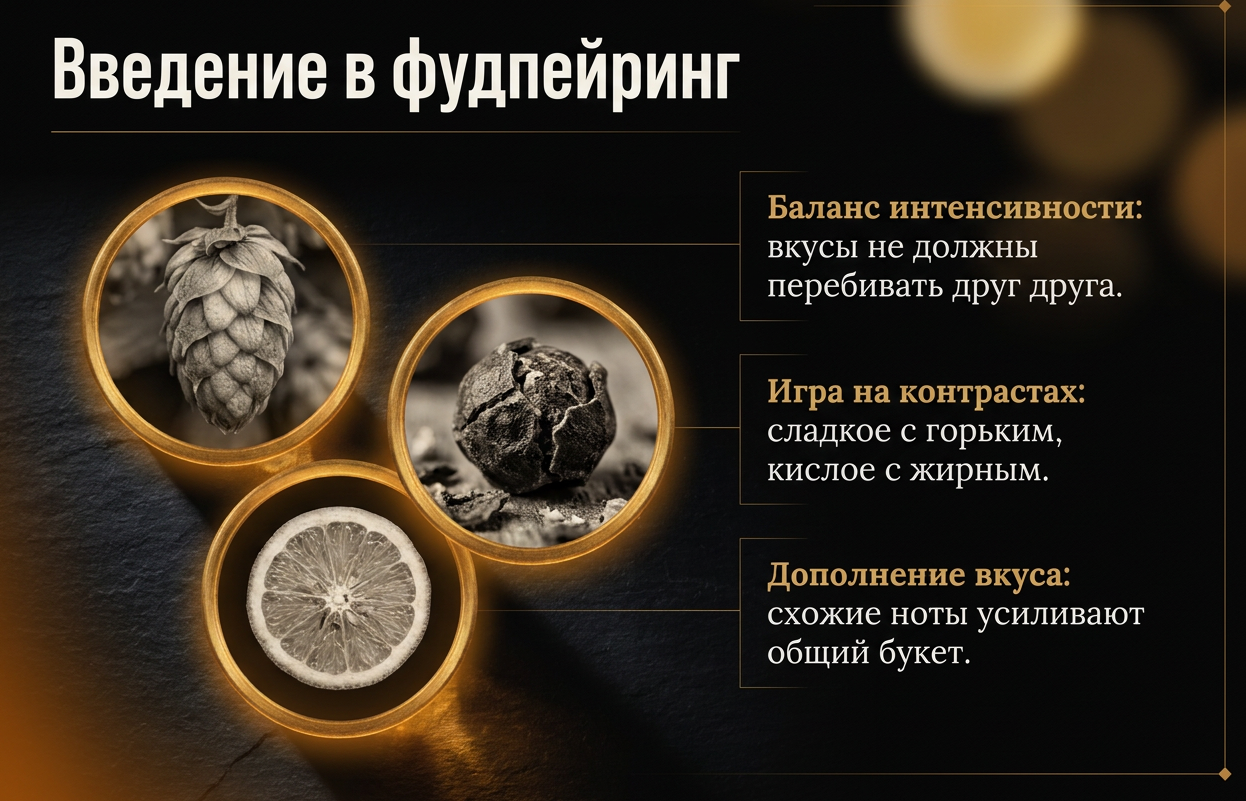 графическое объяснение, что такое фудпейринг