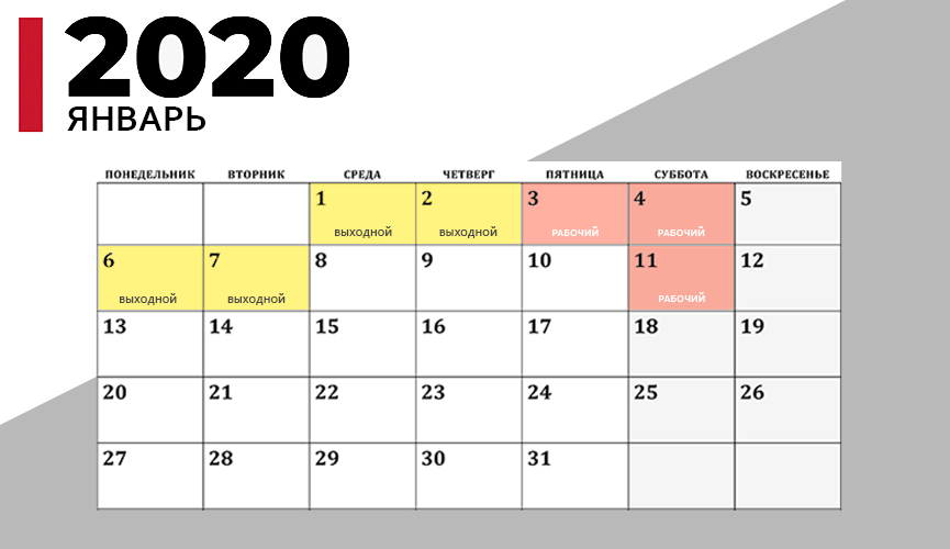 График январь. 2020 Год январские праздники дни. Праздничные дни в январе 2020 года. Праздники декабрь январь 2020. График выходных в январе 2020.