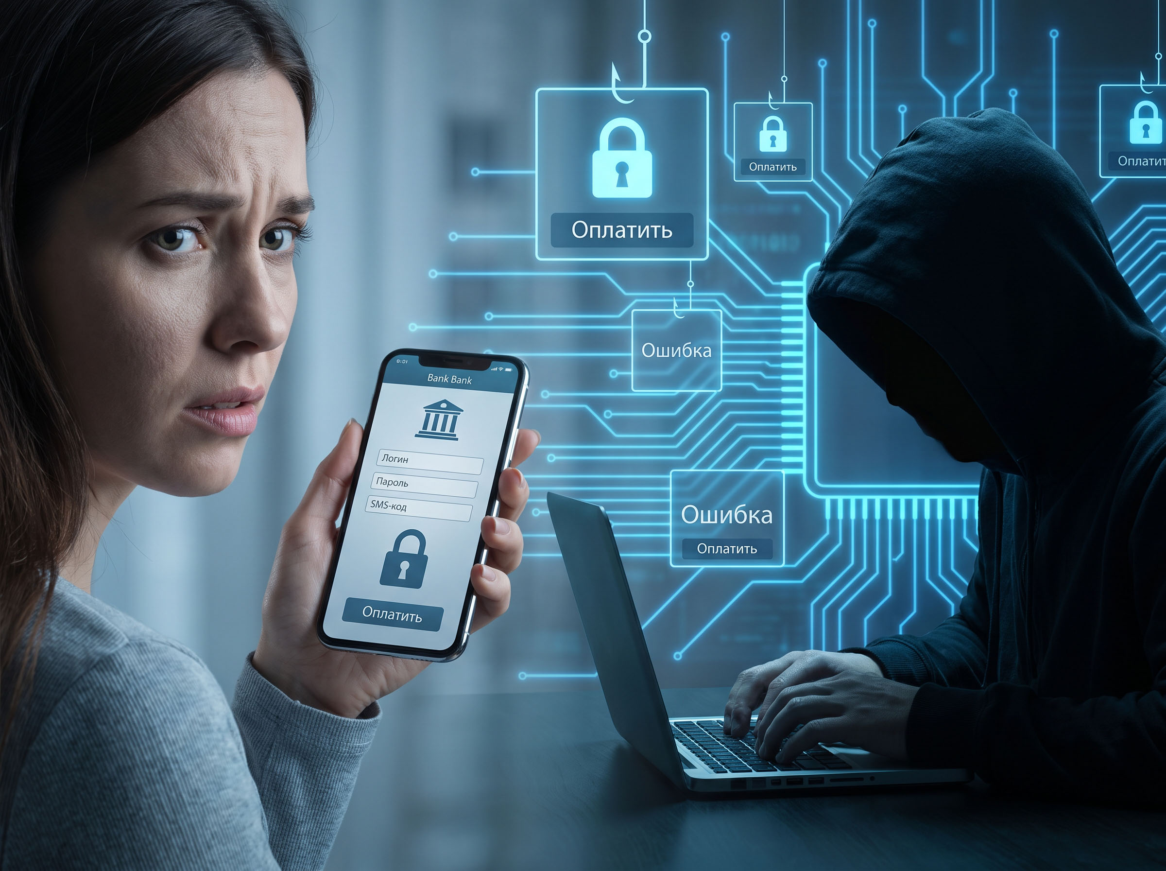 Мошенники выманивают логин и пароль от интернет-банкинга